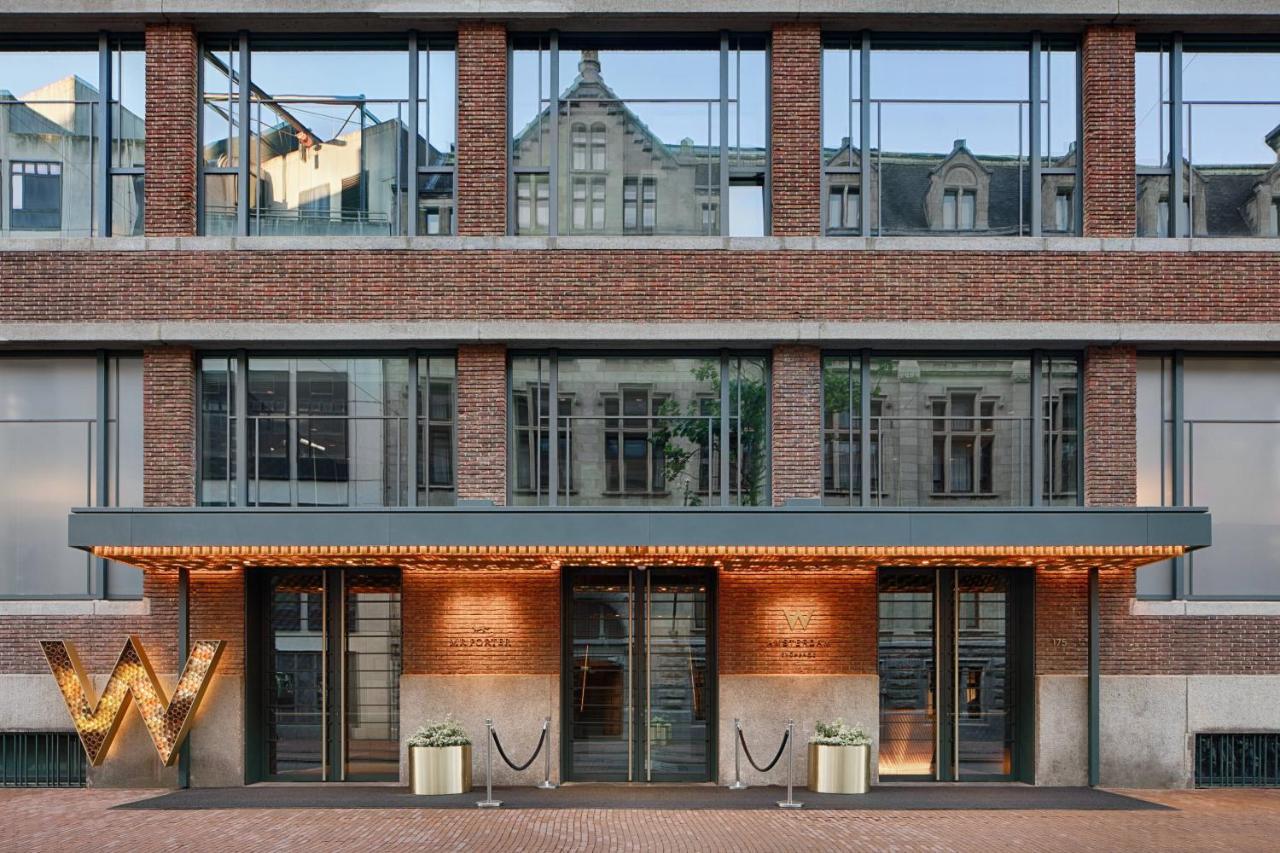 Hotel W Amsterdam Esterno foto Entrance of the hotel