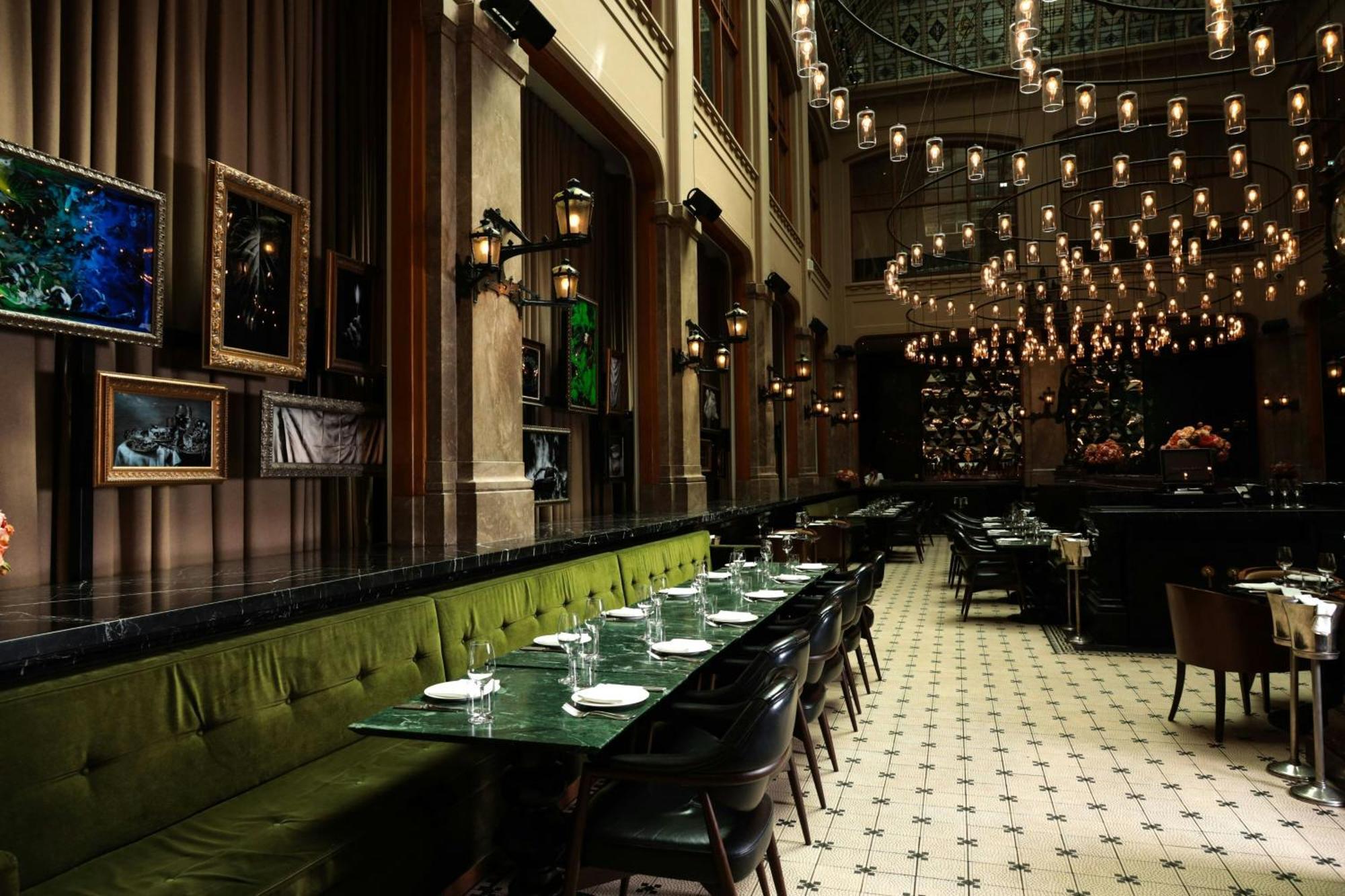 Hotel W Amsterdam Esterno foto Interior of the restaurant